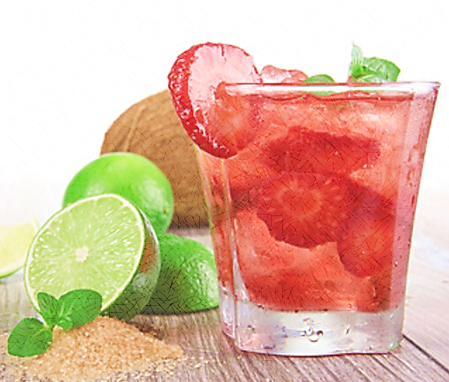 What is a cocktail and how do I make Strawberry Caipirinha