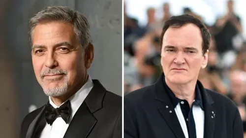 Tarantino'nun 'film yıldızı değil' açıklamasına Clooney'den sert cevap